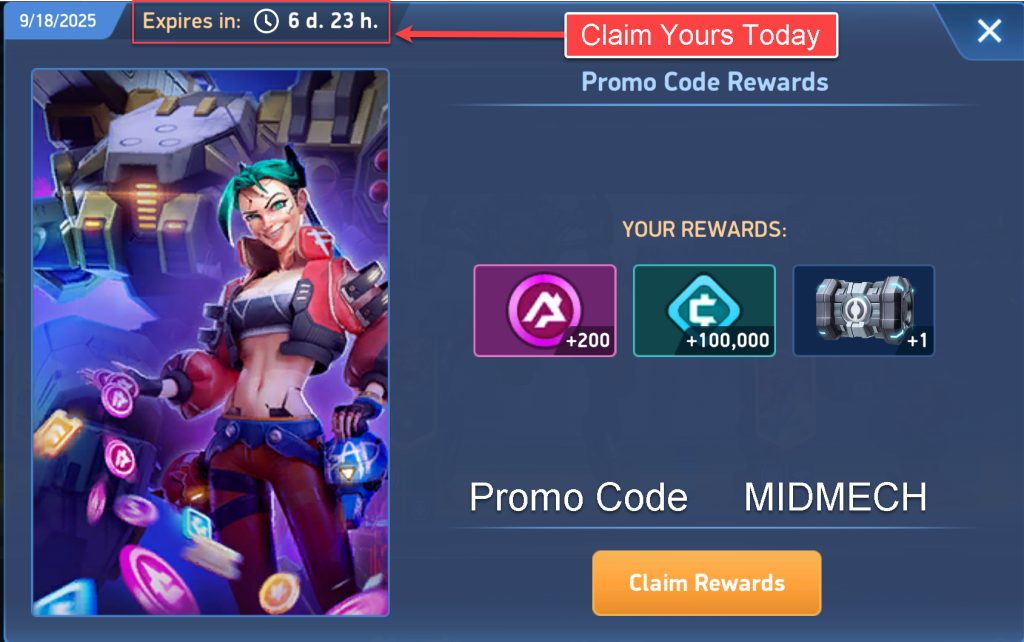 Mech Arena Promo Code