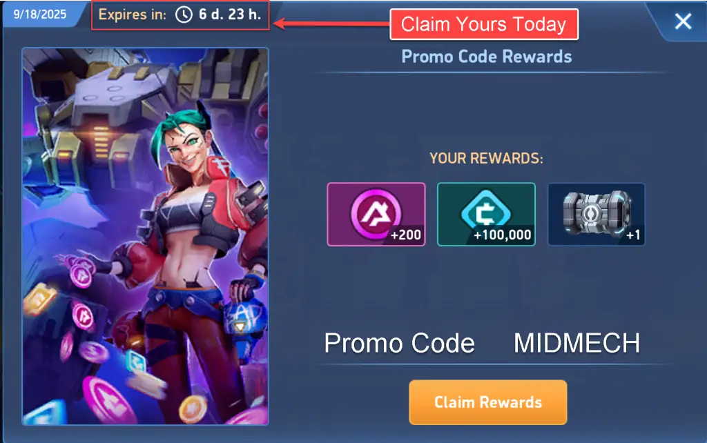 Mech Arena Promo Code
